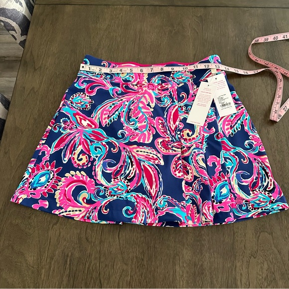 Lilly Pulitzer Pink and Blue Mini Skirt - Picture 6 of 10